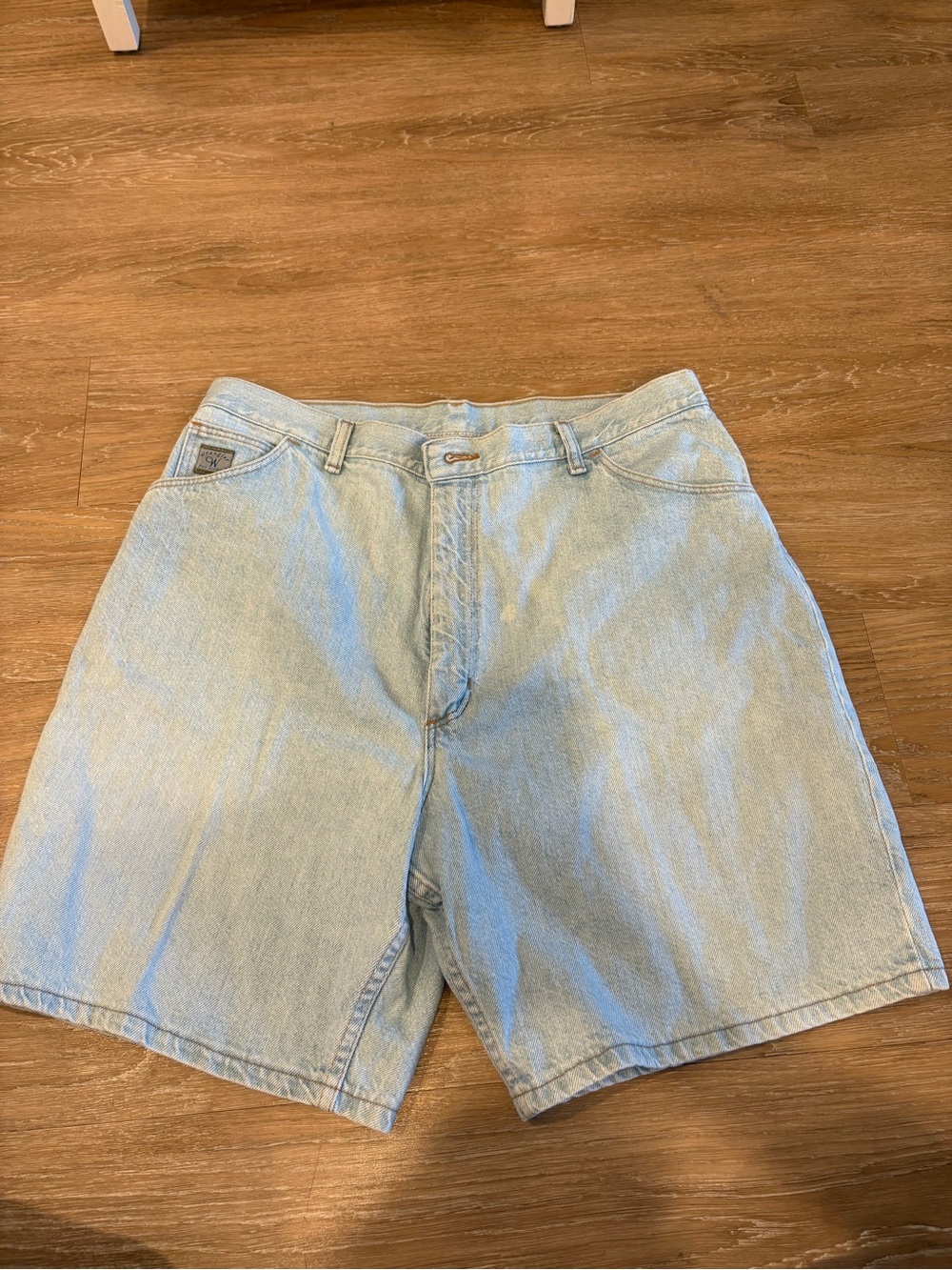 Vintage Wrangler Light Blue Denim mom Jean Shorts